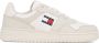 TOMMY JEANS Retro Basket heren sneaker Beige wit - Thumbnail 5