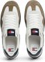 Tommy Hilfiger Retro Greenwich Leren Sneakers Beige Heren - Thumbnail 8