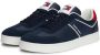 Tommy Hilfiger The Greenwich Leren Sneaker Heren Blauw - Thumbnail 4