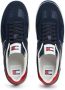 Tommy Hilfiger The Greenwich Leren Sneaker Heren Blauw - Thumbnail 5