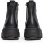 Tommy Hilfiger Biker boot van leer met plateauzool - Thumbnail 6