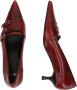 VAGABOND SHOEMAKERS Pumps Dames Lykke 5714 Maat: 39 Materiaal: Leer Kleur: Rood - Thumbnail 4