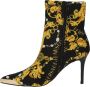 Versace Jeans Couture Zwarte enkellaarzen voor vrouwen Multicolor Dames - Thumbnail 8