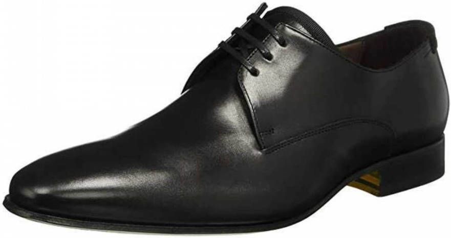 Floris van bommel 14095 Black Calf G+ Wijdte Veterschoenen