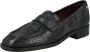 Fred de la Bretoniere Mint Loafers Instappers Dames Zwart - Thumbnail 3