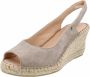 Fred de la Bretoniere 153010240 Espadrilles Zomer Schoenen Dames Taupe - Thumbnail 5