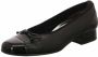 Gabor Zwarte Leren Ballet Flats Black Dames - Thumbnail 3