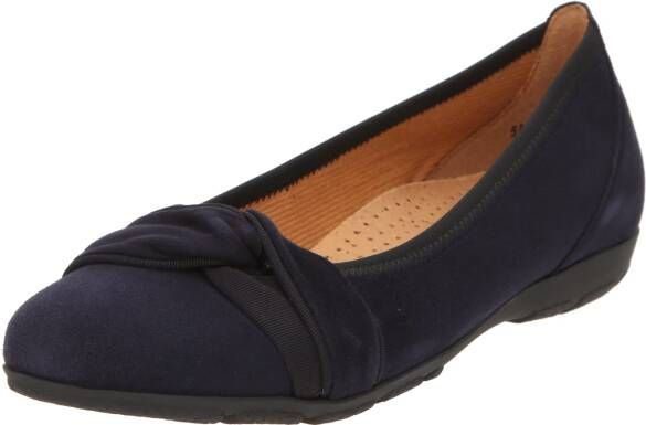 Gabor ballerina BLAUW nubuck art