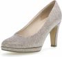 Gabor 270 Pumps High Heels Schoenen Hoge Hak Dames Goud - Thumbnail 2