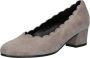 Gabor Taupe Leren Golven Pumps Beige Dames - Thumbnail 2