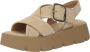 Gabor Moderne Karamel Leren Sandalen Beige Dames - Thumbnail 2