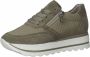 Gabor Beige Leren Basket Sneakers Beige Dames - Thumbnail 2