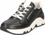 Gabor Zwarte Leren Sneakers Moderne Stijl Black Dames - Thumbnail 2