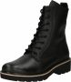 Gabor 92.736.57 Zwarte dames veterboot wijdte G - Thumbnail 3