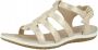 GEOX D72R6A Platte sandalenDames Sandalen Wit beige - Thumbnail 6