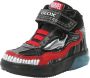 GEOX j269yd veterschoenen jongens zwart black-red - Thumbnail 2