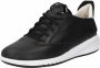 GEOX Womens Ladies D Aerantis A Lace Up Leather Trainer (Black) - Thumbnail 2