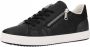 GEOX Blomiee A dames rits veter sneaker zwart glitter antracite - Thumbnail 1