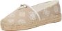 Guess Beige Espadrilles Jolandon Damesschoenen Beige Dames - Thumbnail 4