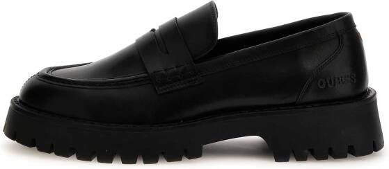 Guess Stijlvolle Moccasins voor Dames Black Heren