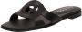 Guess Zwarte Leren Zomer Slippers Ciella Black Dames - Thumbnail 5