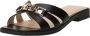 GUESS Dames Slipper Zwart FLJRLLLEA19 BLACK Realla - Thumbnail 3