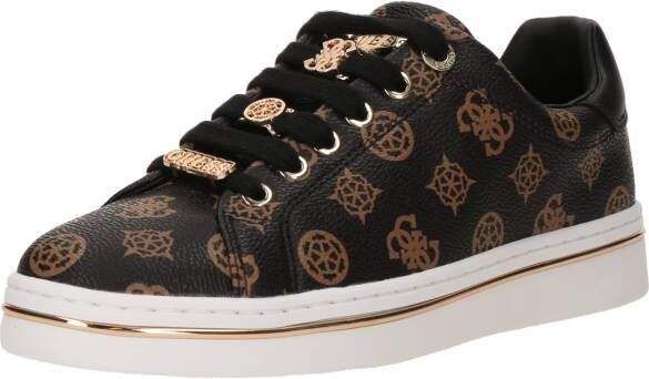 GUESS Brocr dames sneaker Bruin multi