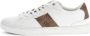 Guess Monogram PU Leren Sneakers Wit White Heren - Thumbnail 2