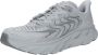 Hoka Clifton Ls Sneakers Suède Dames Grijs - Thumbnail 2