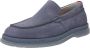 Hugo Boss Blauwe Suède Penny Loafers Blue Heren - Thumbnail 2