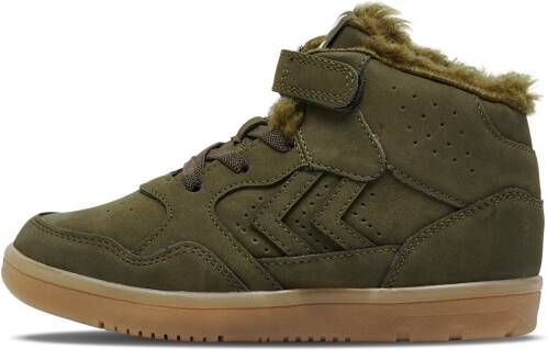 Hummel Kinder Sneakers hoch Camden Winter High Jr Olive Night