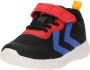 Hummel Kinder Sneakers flach Actus Recycled Infant Black Red - Thumbnail 1