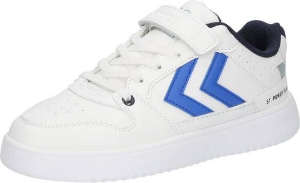 Hummel Kinder Sneakers low St. Power Play Jr White Black Iris