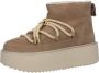 Inuikii Klassieke Lage Platform Sneakers Schoenen Beige Dames - Thumbnail 2