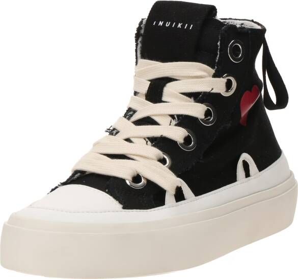 INUIKII High-Top Sneakers DISTRESSED MATILDA in zwart