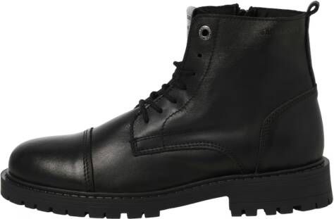 Jack & jones Leren boots met treklus model 'TREMOR'