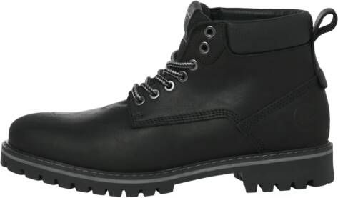 Jack & jones Leren boots met labelbadge model 'QUEENSWAY'