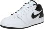 Jordan Air 1 Low White Black (GS) schoenen zwart wit - Thumbnail 3