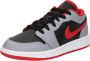 Jordan AJ 1 LO GS Black Ce t Grey White Fire Red Black Ce t Grey White Fire Red - Thumbnail 2