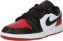 Jordan Air 1 Low Junior White Varsity Red White Black Kind White Varsity Red White Black - Thumbnail 3