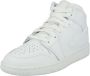 Jordan Air 1 Mid (gs) Basketball Schoenen white white white maat: 38.5 beschikbare maaten:36.5 37.5 38.5 40 - Thumbnail 4