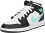 Jordan Kinderschoenen Air 1 Mid White Black Green Glow White Black Green Glow - Thumbnail 3