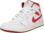 Jordan Air 1 Mid Heren White Dune Red Sail Lobster- Heren White Dune Red Sail Lobster - Thumbnail 4