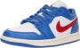 Jordan Wmns Air 1 Low Basketball Schoenen sport blue gym red white sail maat: 36.5 beschikbare maaten:36.5 - Thumbnail 3