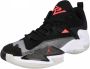 Jordan One Take 3 Black Bright Crimson White Grey Fog Schoenmaat 40 1 2 Basketball Performance Low DC7701 001 - Thumbnail 3