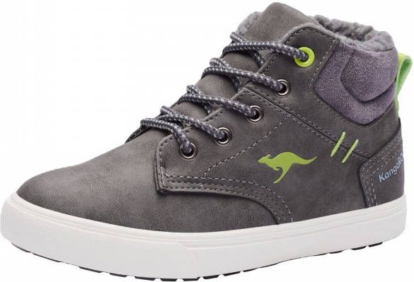 KangaROOS Kavu X high-top kindersneaker unisex grijs gevoerde winterschoenen