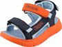 Kappa Bunte Sandalen für Kinder 260886MFK Orange Navy - Thumbnail 2