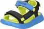 Kappa Bunte Sandalen für Kinder 260886MFK Blue Black - Thumbnail 2