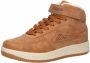 Kappa Bash Mid Fur 242799-5443 Mannen Bruin Sneakers - Thumbnail 3