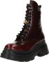 Karl Lagerfeld Boots & laarzen Danton Mono Mid Lace Boot in rood - Thumbnail 1